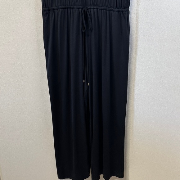 Soma Black Wide Leg Jumpsuit Plus Size XXL Cap Sleeve - Picture 4 of 8